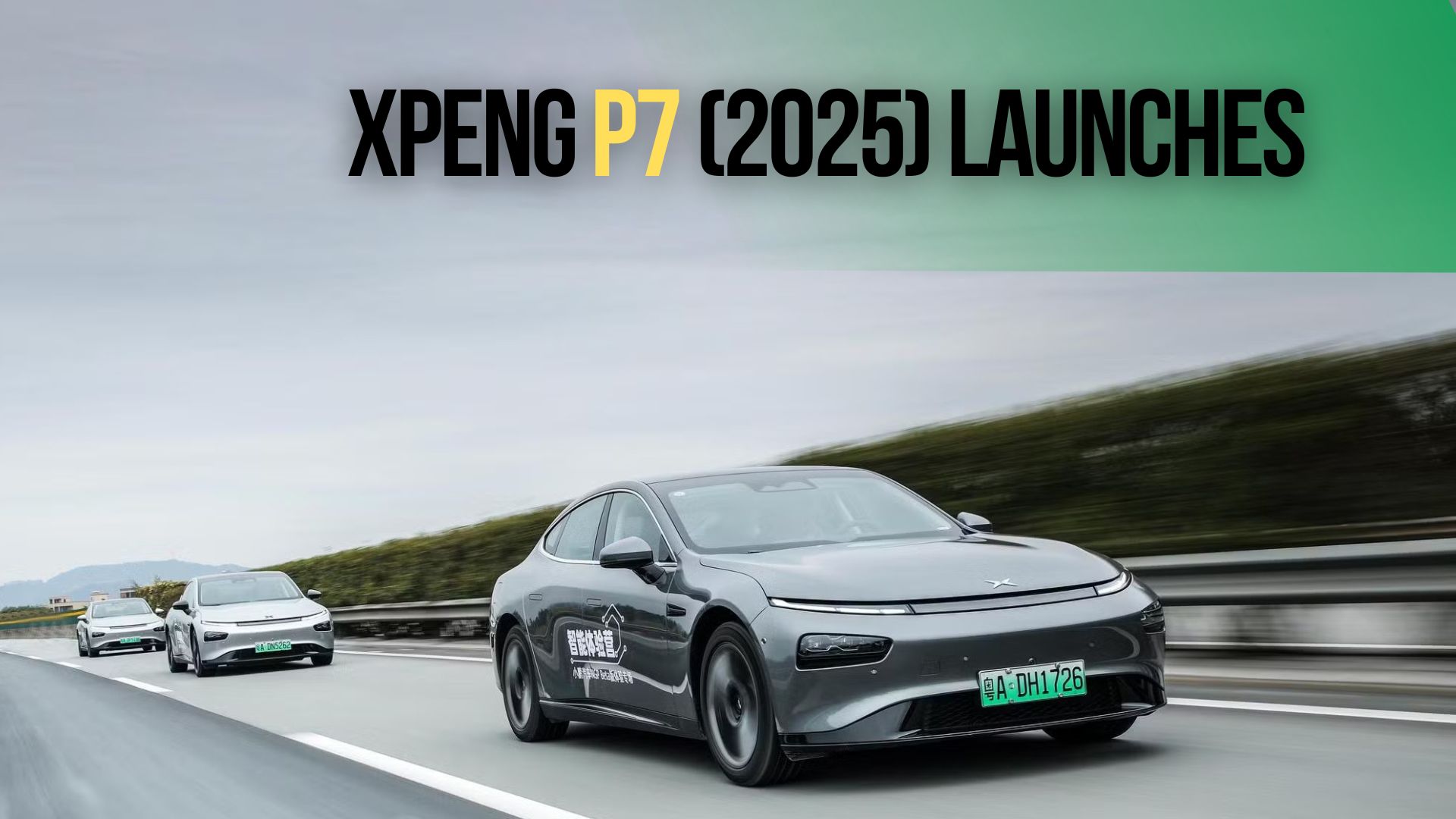 XPeng P7 (2025) Launches with Moving Screen, 10-Minute Charging, and Next-Level Tech